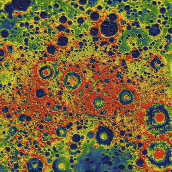 Nasa Moon Gravity Map